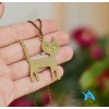 Кулон "Кошка". Цвет - бронза